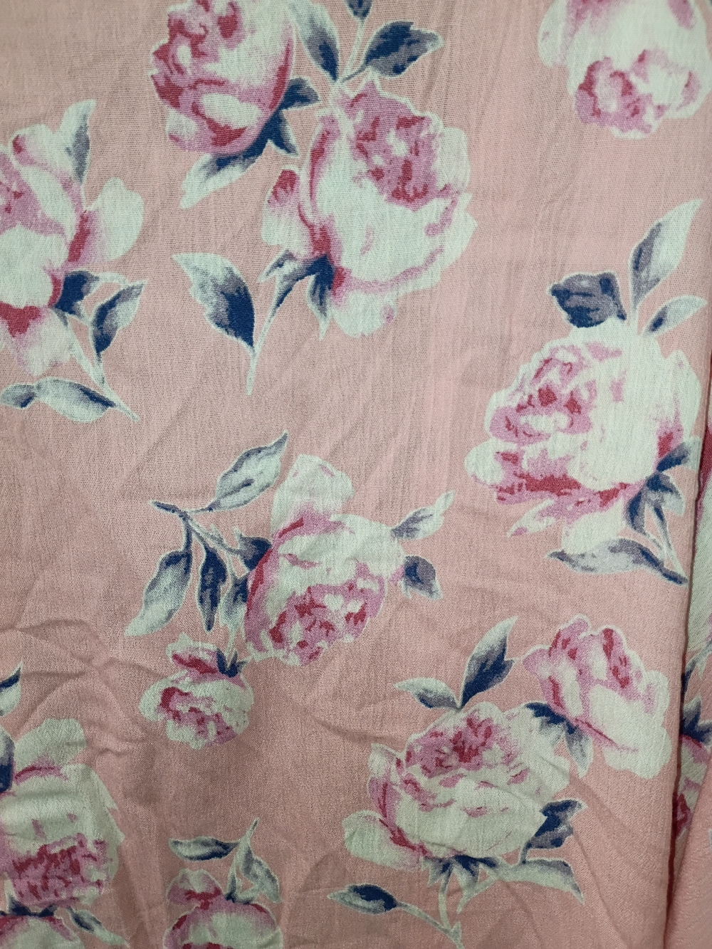 Umgee Pink Floral Fringe Boho Kimono Size XL/1X - Picture 8 of 9